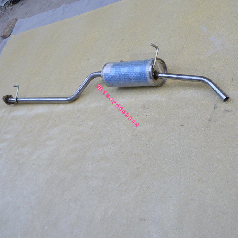 Suitable for long safety double row SC1022SBN4 exhaust pipe rear section car stainless steel silencers starktruck tobacco cylinder