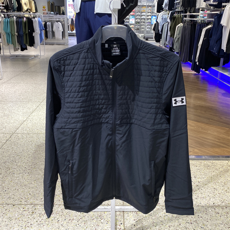 Under Armour's New Autumn and Winter Men's Golf Sports Jacket, Stand-Up Collar, Lightweight Casual Cotton Jacket 6005669-001 Under Armour's New Autumn and Winter Men's Golf Sports Jacket, Stand-Up Collar, Lightweight Casual Cotton Jacket 6005669-001