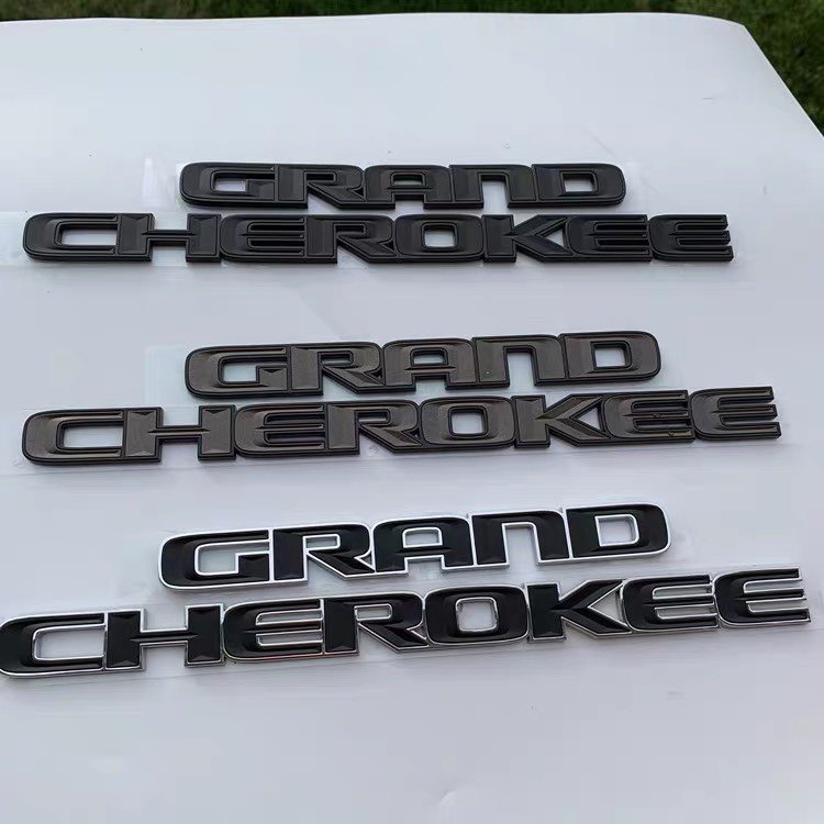 GRANDCHEROKEE side-tag jeep modified English alphabet logo car with Grand Cherokee