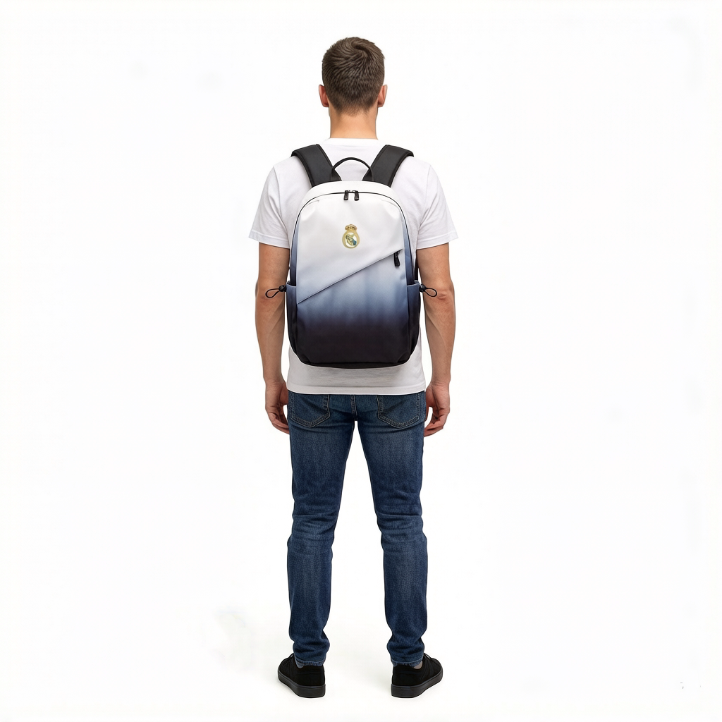 фанатская атрибутика 皇马双肩背包书包休闲户外背包皇马球迷用品纪念品周边皇马包 3