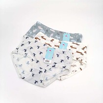 6 pieces of Dai Zina milk Ice Silk printing unscented middle low waist cotton crotch womens briefs 5519XL