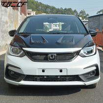 21 models of the 4th generation Fit carbon fiber headlight modification GR9 carbon fiber decorative protective sticker RS ​​special JAZZ LIFE