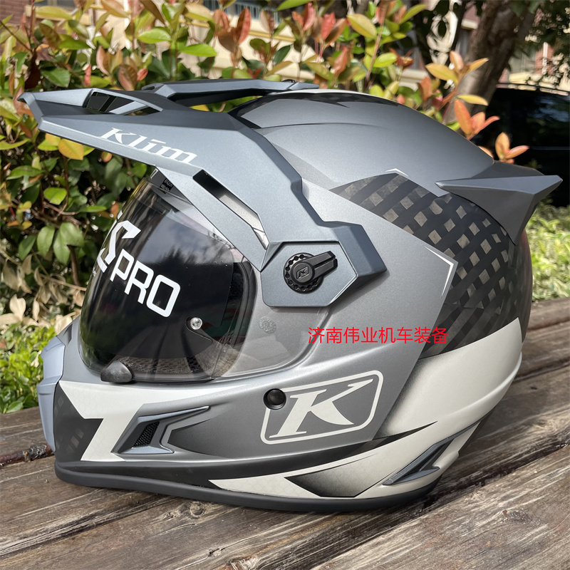 New Klim Motorcycle Riding Helmet Carbon Fiber Pull Armor Cross-country ADV Helmet Full Helmet Spot-Taobao