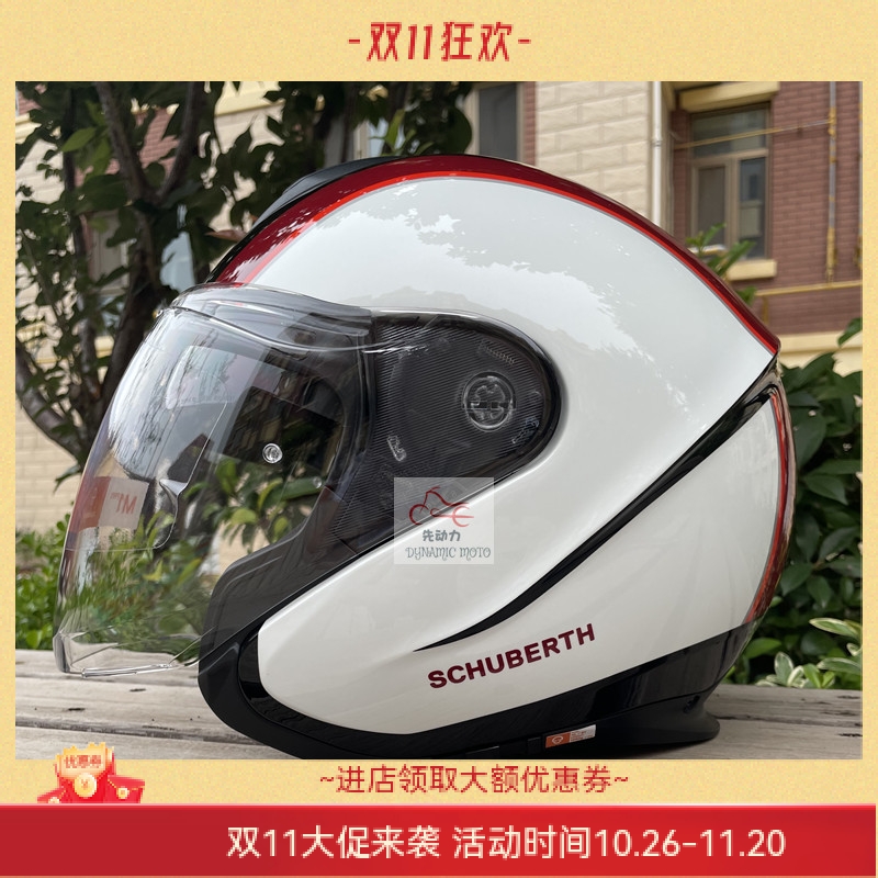 Schuberth Schubert M1Pro Half Helmet 3 4 Helmet Built-in Sunglasses Lenses Bluetooth Headset Intercom Riding Helmet