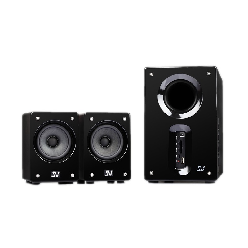 Sowey S737 coaxial active multimedia HIFI speaker 3 frequency division 2 1 TV computer remote control card low sound gun