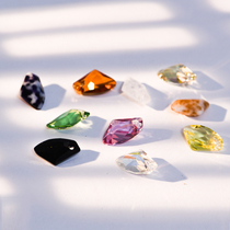 Shun Feng Spot Import Sch Austria Crystal more than 6656 Color Fan Face Polygon 19mm Pendant Diy Accessories