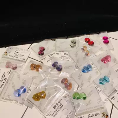 Shunfeng spot Japan Guihe kiwa little love diamond cut shiny crystal beaded jewelry diy accessories