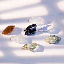 Shun Feng Spot Import Sch Austria Crystal more than 6656 Color Fan Face Polygon 27mm Pendant Diy Accessories