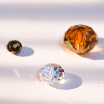 Shun Fung Spot Import Shi Home Transparent Austria Crystal 5040 oval Multi-size Beads Diy Accessories