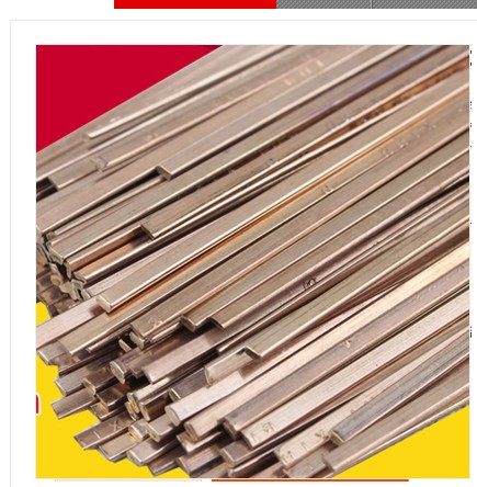 Flat-type phosphorus copper welding strip copper welding rod copper welding strip length 40CM width 3MM ultra-wide thickened