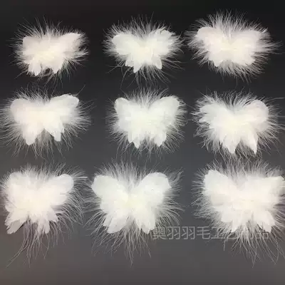 Handmade Butterfly Wings hairclip Cute Mini hairclip Feather Angel Wings cosplay Children Shoot