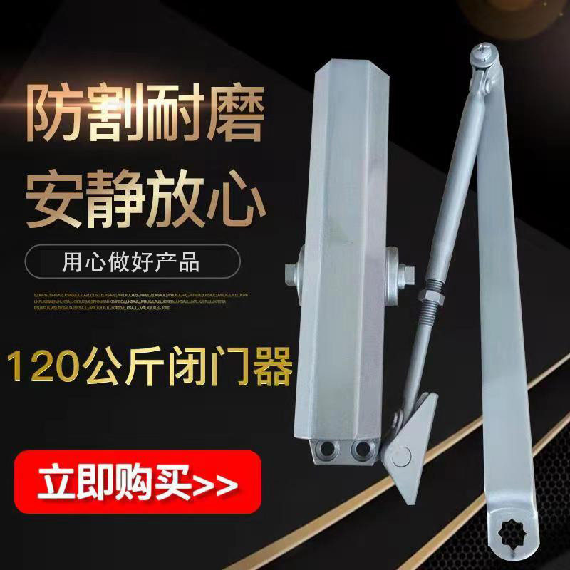 Ling Chi Heng Closed door Automatic household door closer hydraulic buffer Large number of invisible 90 degrees outdoor iron door closed door