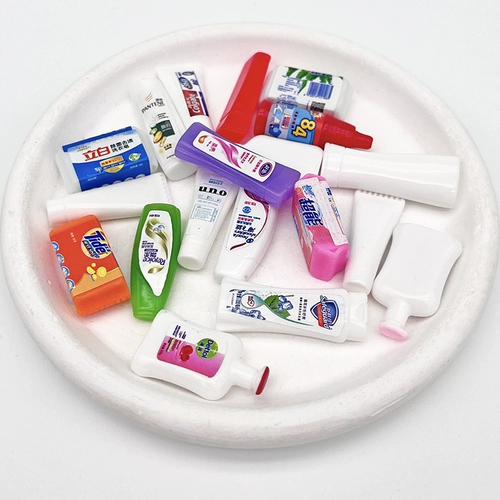 Маленький реалистичный кремовый круглосуточный магазин, аксессуар, кукольный домик ручной работы с аксессуарами, «сделай сам»