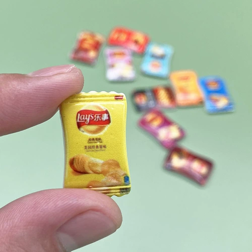 Реалистичные картофельные чипсы, маленький круглосуточный магазин, кремовый чехол для телефона, ювелирное украшение с аксессуарами, «сделай сам»