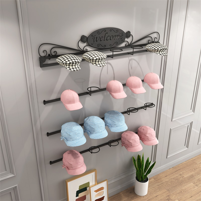 Adult hat holder hat holder children's hat brace hat display rack wall-mounted hat rack cap brace socks rack hook-Taobao