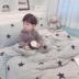 ins Bắc Âu trần trụi ngôi sao năm cánh Tianzhu bông đan gia đình của giường bốn bông bộ comforter giường bằng vải cotton doanh nghiệp - Bộ đồ giường bốn mảnh chan ga goi Bộ đồ giường bốn mảnh