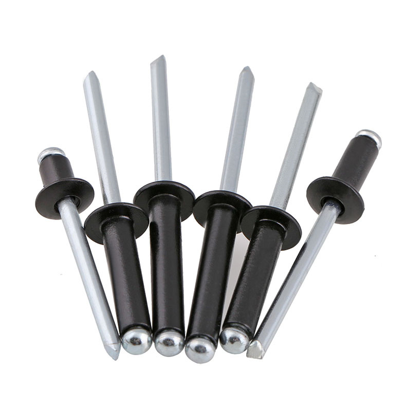 M2 4 M3 2 M4 M5*5-25mm black aluminum pump rivets for decoration nail aluminum pull rivets spot