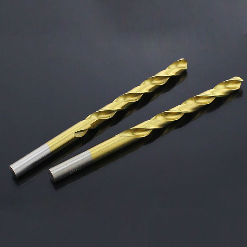1-3 3mm thick plated titanium high speed mesh hemp flower drill drill straight shank stainless steel drill lengthened metal drill