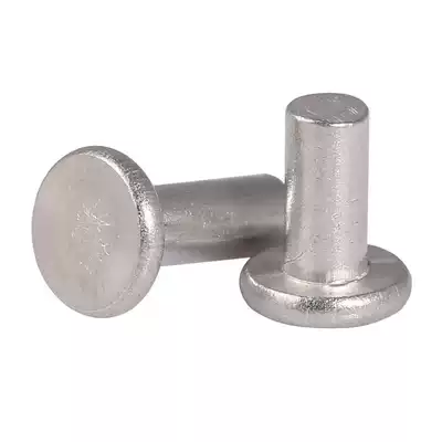 M3 M4 M5 M6 flat head aluminum nail aluminum rivet GB109 flat cap solid rivet hand tapping nail spot