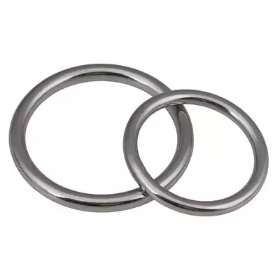 Solid seamless ring 304 stainless steel unmarked circle O-ring ring ring steel ring hammock Yoga connecting ring steel ring
