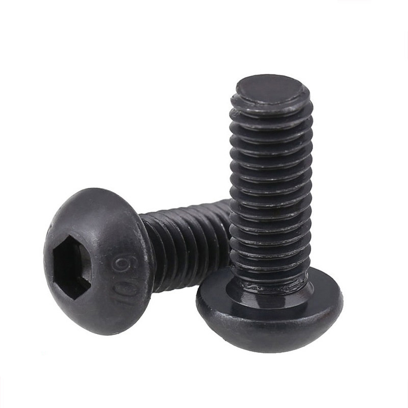 M5 M5 M6 M6 8-50mm semi-circle head inner hexagonal screw 10 9 grade high-strength bolt inner hexagonal machine screw