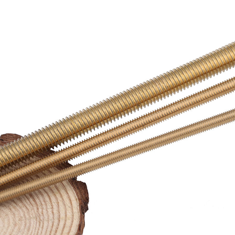 M2 M2 M3 M4 M5 M6-M20*250 500mm brass screw brass screw brass rod copper tooth full tooth