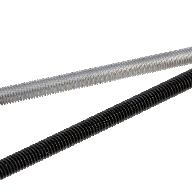 M2-M12 WIRE ROD Threaded Rod Hair Black Plus Hard Full Tooth Threaded Rod 4 8 8 8 8 galvanized screwed tooth strip