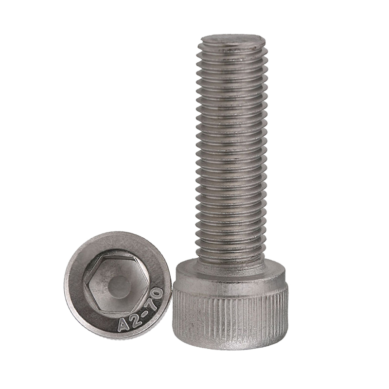 M10 * 16-150mm cup head inner hexagonal bolt 304 stainless steel cylindrical head screw full tooth stud spot