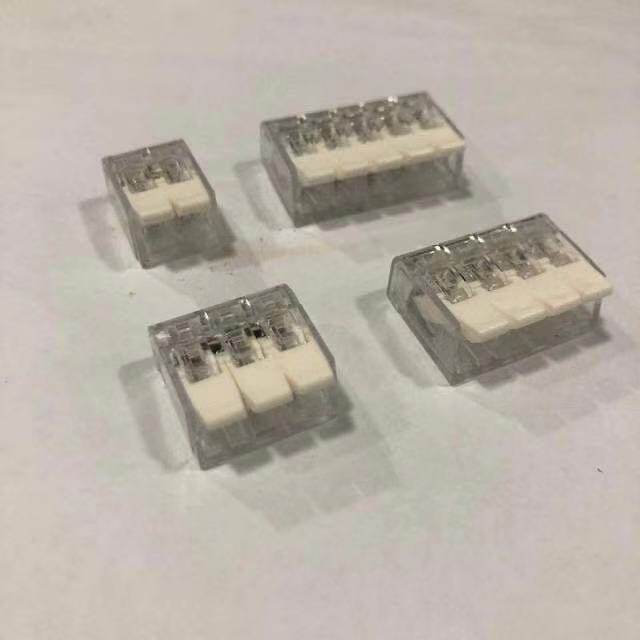White PCT-221-412 413 415 Transparent color soft and hard wire Press Connector