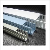 High quality PVC square trough 40*40 30*30 motor cabinet for wire slot blue gray line slot