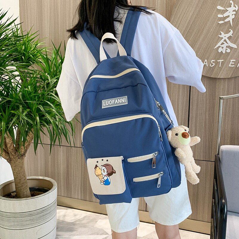 Hong Kong I TGREG large-capacity schoolbag Harajuku ulzzang high school students junior high school students backpack women's backpack tide