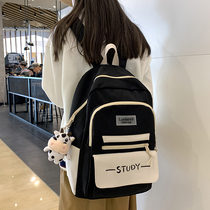 Hong Kong I TGREG schoolbag female junior high school student large-capacity university backpack fashion wild bag