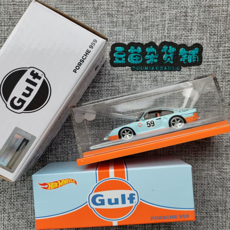 Hot Wheels Rlc Porsche Gulf Porsche 959 Gulf Oil Livery Crystal Box 1/64