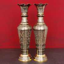  A pair of copper vases decorations living room dining room home furnishings Pakistani bronze handmade gifts