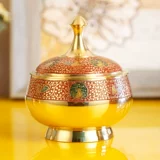 Кэфхена с бронзовой ручной рукой, нарисованной европейской в ​​стиле каменной каменной чашки ресторана.