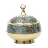 Кэфхена с бронзовой ручной рукой, нарисованной европейской в ​​стиле каменной каменной чашки ресторана.