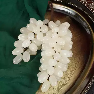 Pakistan Jade grape pendant decorations desktop ornaments collection blessing peace natural jade craft gift decoration