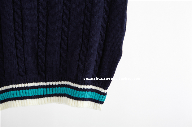 Cao đẳng gió chic vest đoạn ngắn mùa thu 2018 new hoang dã áo len đan v-cổ mềm chị vest nữ áo gile phao
