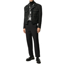 Tide brand AMIRI Du Chun with the same 20FW small fragrance coarse flower jacket denim jacket men and women autumn and winter Europe and the United States