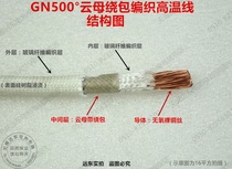 Zero shear selling GN500 degrees national standard Mica wrap woven high temperature wire electromagnetic heating wire 0 5-4 6-150