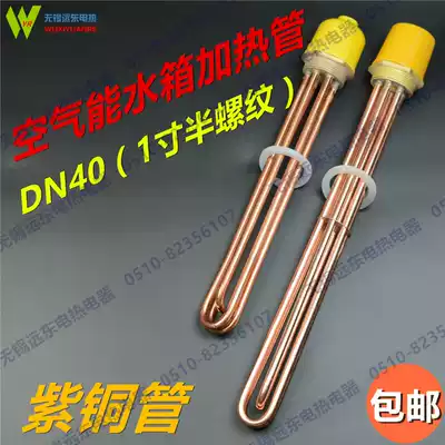 DN40 one-inch half Air Energy Solar Water Tank Engineering copper electric heating tube electric heating tube 220V 380V