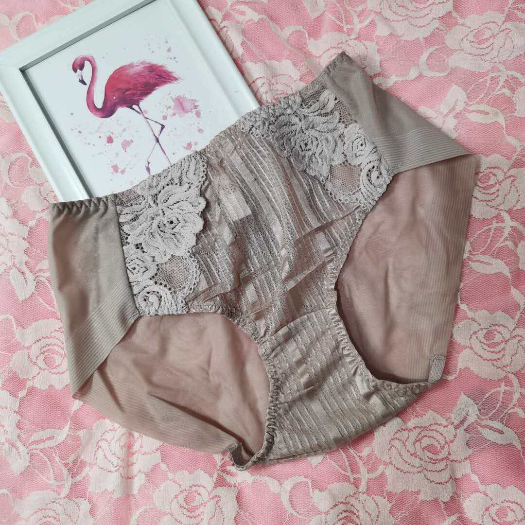 Foreign trade Original single cut tail stock export South Korea No-scratched underwear Female mid waist comfortable and breathable cotton crotch lady Triangle pants