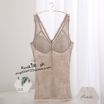 2021 spring and summer new foreign trade tail goods cut export South Korea no wearing bra no steel ring body shaping vest sexy