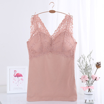 Foreign trade cut thin no steel ring no bra vest cotton comfortable base shirt sling no steel support summer