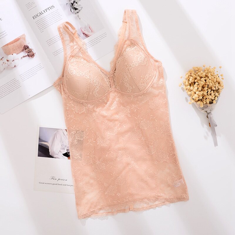 Foreign trade original single cattle goods without steel ring shapewear without steel ring transparent sexy body sculpting underwear vest bottoming body clothing