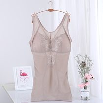 2022 spring and summer new steel ring without steel ring plastic body clothes postpartum cashew waist display slim fit vest without wearing bra underwear