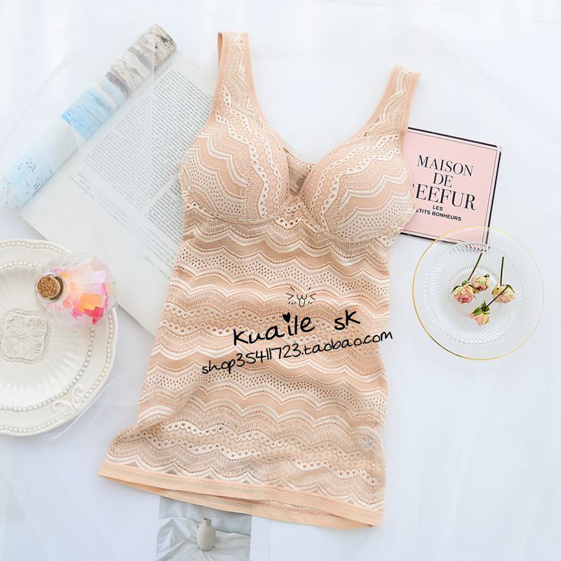 Spring Summer New Foreign Trade Cut and Cut Bull Goods Lace Underwear women's bungalow blouses with micro-plastic-body corset belted underwear