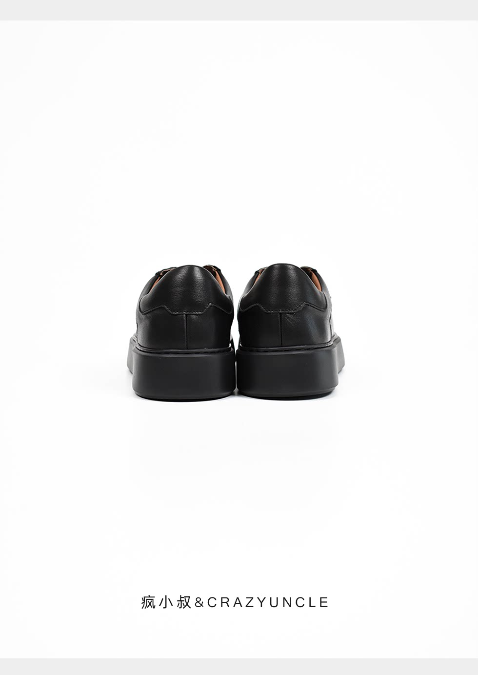 Baskets Plateforme Homme en Cuir Véritable Semelle Épaisse Style Casual
