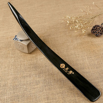 Natural buffalo horn multifunctional back knocking stick scraping board pain relief rolling stick massage stick gift for husband