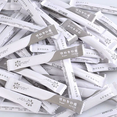 Strip-shaped Miao Ji Special Fine White Granulated Sugar Coffee Special Companion, 5g *100 strips in stock with free shipping